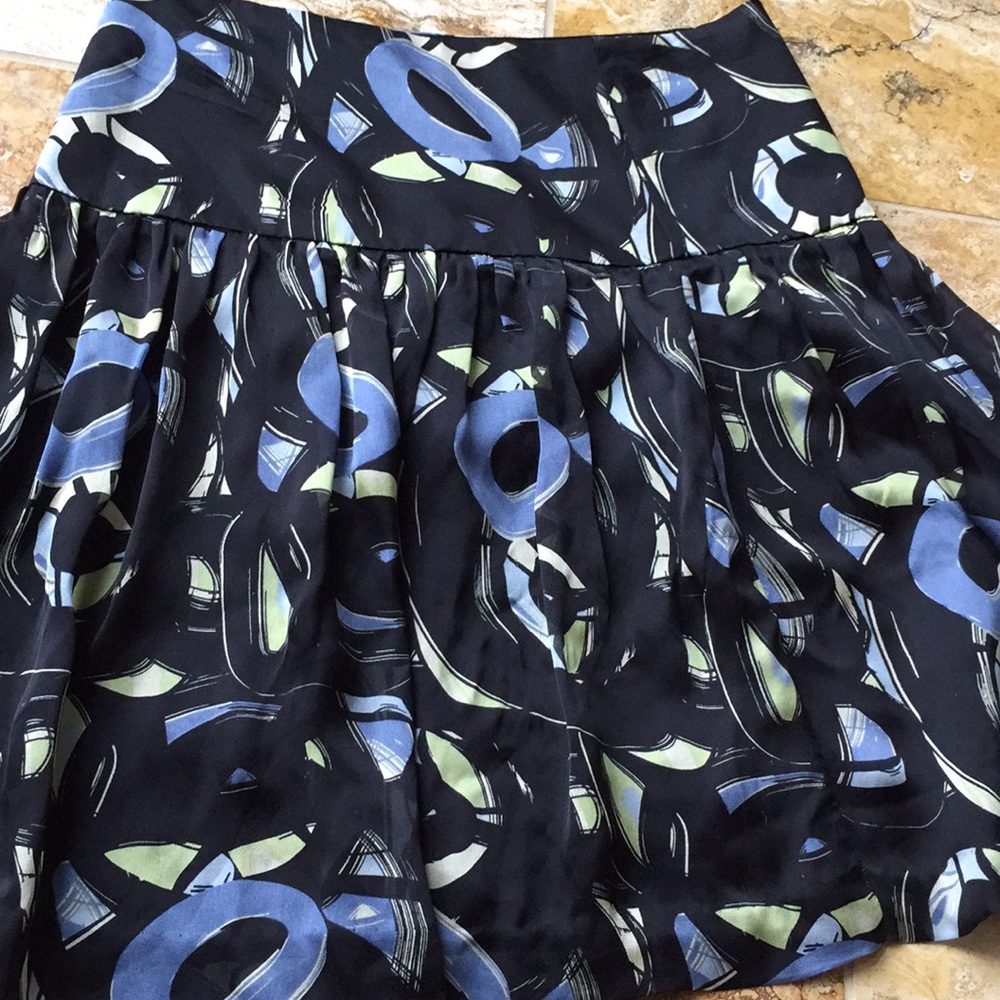 Mac & Jac Fully Lined Silk Pattern Full Skirt Vguc - image 2